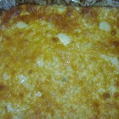 A picture of Cheesy potato casserole.