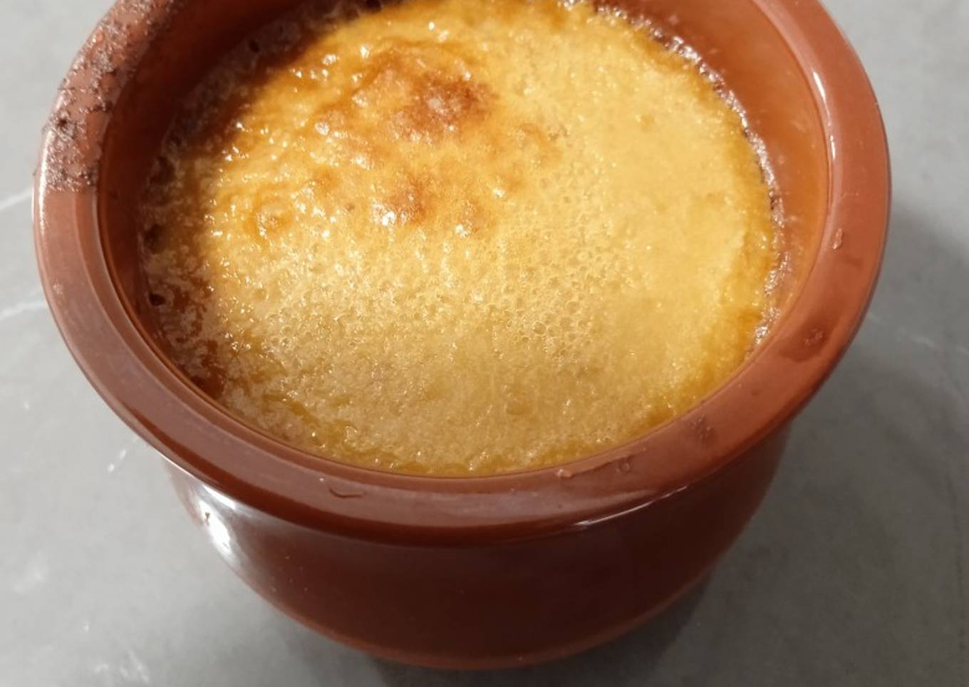 Flan de nísperos