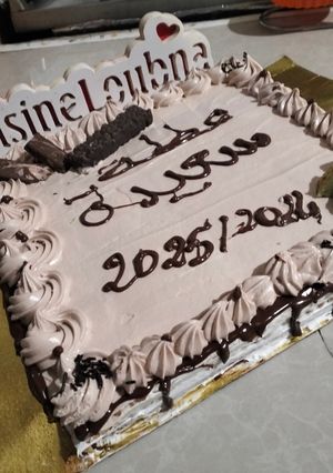 صورة لوصفة كيك بذوقين جينواز وبسكويت