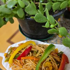 A picture of No Onion No Garlic Chowmein Spaghetti.