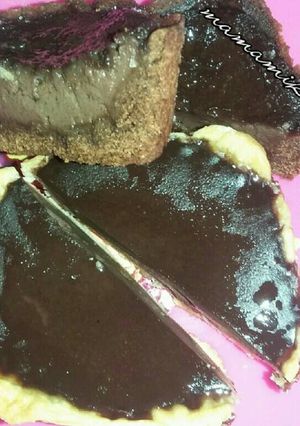 Foto resep Egg tart/pie susu coklat simple teflon