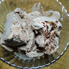Chocolate caramel ice cream A picture of Chocolate caramel ice cream.