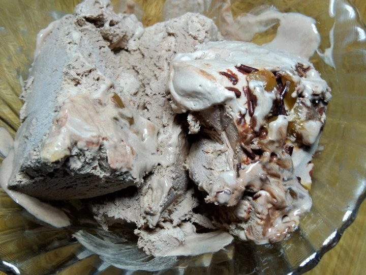 Recipe Chocolate caramel ice cream the  Makes Drooling You can take Joss in your mouth