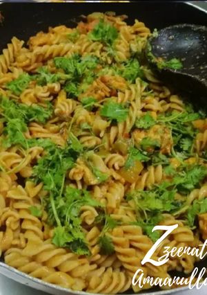 A picture of Whole Wheat Chicken Pasta.