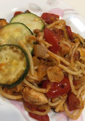 Foto resep Spaghetti zucchini (timun jepang)