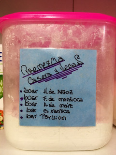 Una foto de Premezcla Sin Gluten y Vegana casera