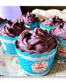 低碳蓝莓杯子蛋糕