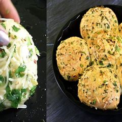A picture of Turkish Dinner Rolls | Potato Dinner Rolls | Potato Buns | Turkish Pogaca | POĞAÇA.