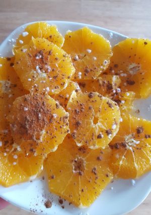 Une photo de Orange à la cannelle
