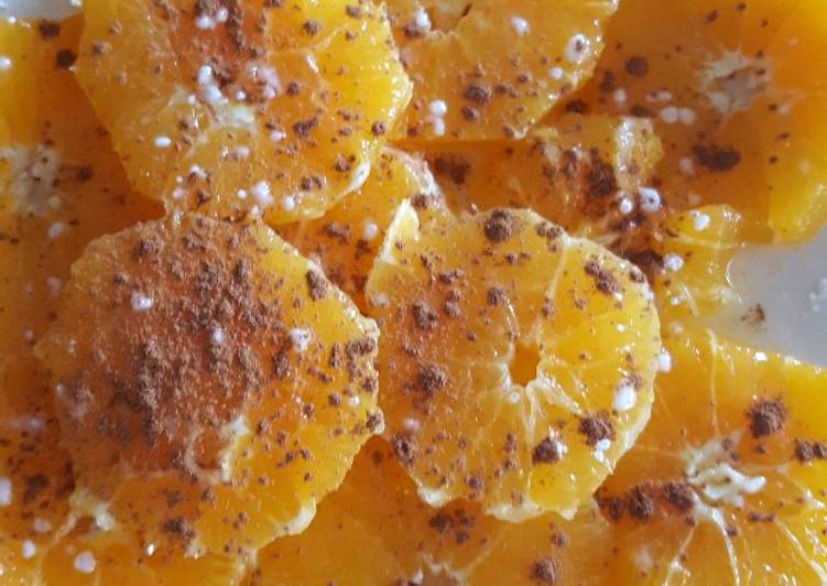 Recette: Orange à la cannelle