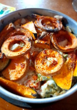 Una foto de Verduras al horno
