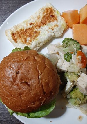 Foto resep Burger Tempe (Menu Diet)