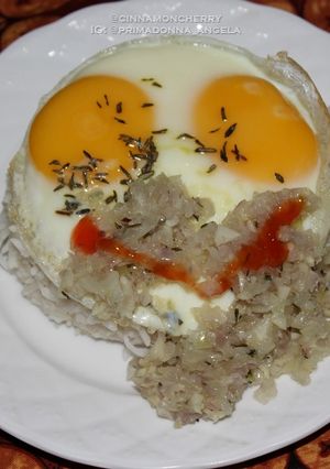 A picture of Egg and Onion Mince.