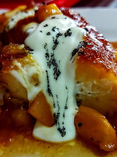 Una foto de MIEL de Mangos🥭y Plátano🍌rellena, a la Sal Negra de Hawai..!😛