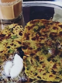 सोया मेथी का हेल्दी पराठा (soya methi ka healthy paratha recipe in Hindi) रेसिपी मुख्य फोटो
