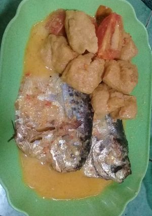 Foto resep Ikan menot tahu santan 🐠