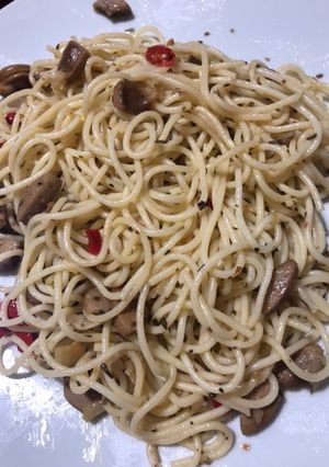 Foto resep Spaghetti aglio olio