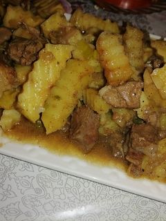 صورة لوصفة طاجين الكباب