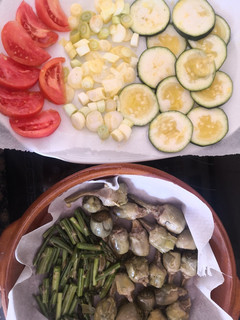 Una foto de Verduras al horno
