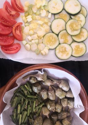 Una foto de Verduras al horno