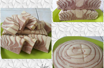 Resep Zebra Cake Putih Telur Menu Enak