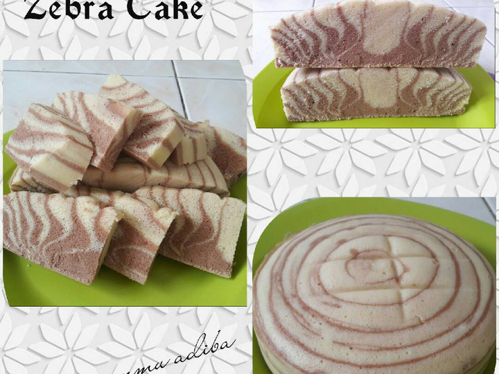 Resep Zebra Cake Putih Telur Menu Enak