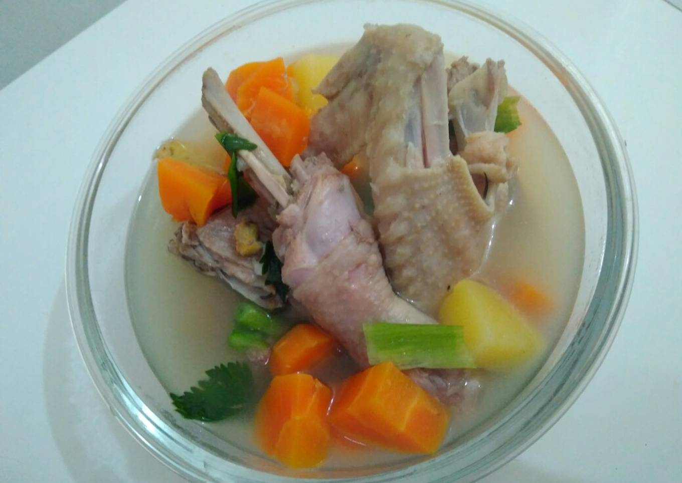Sop Bening Ayam Kampung