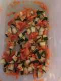 Ensalada 🥗 de Pepino 🥒, Tomate 🍅 y Zanahoria 🥕