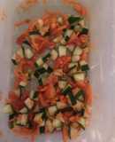 Ensalada 🥗 de Pepino 🥒, Tomate 🍅 y Zanahoria 🥕
