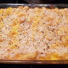 A picture of Cauliflower Mac and Cheese.