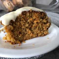 Una foto de Carrot cake