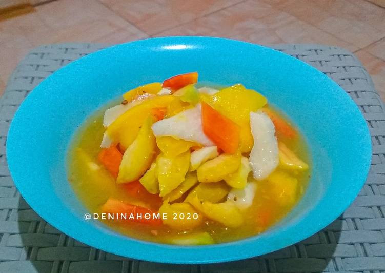 Bagaimana Menyiapkan Resep Rujak/Asinan Pakel #seger yang Lezat