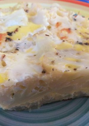 Una foto de Torta de coliflor al horno 💪