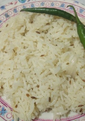 A picture of Jeera Rice.