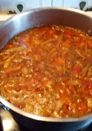 Una foto de Arroz con verduras y Cardillos por el chef David rico rico