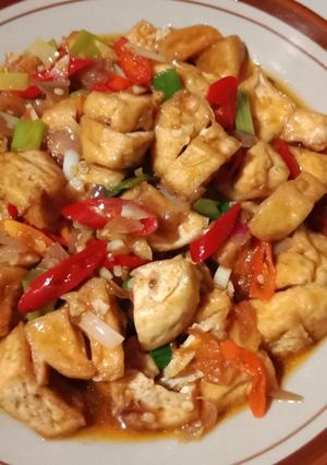 Foto resep Oseng tahu putih