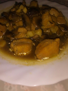 Una foto de Pollo al curry