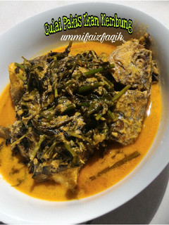 Foto resep Gulai Pakis Ikan Kembung