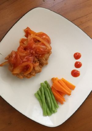 Foto resep Ayam Krispi Saos Asam Manis