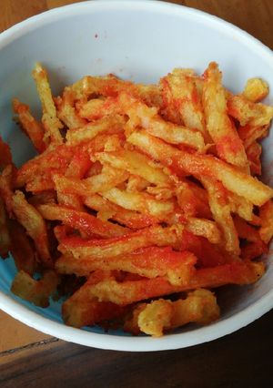 Foto resep Kentang goreng tepung balado