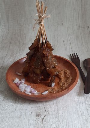 Foto resep Sate kere (kulit sapi)