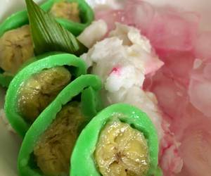 Mudah Cepat Memasak Es pisang Ijo Makassar Enak dan Sehat