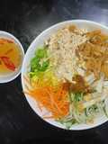 Bún trộn chay