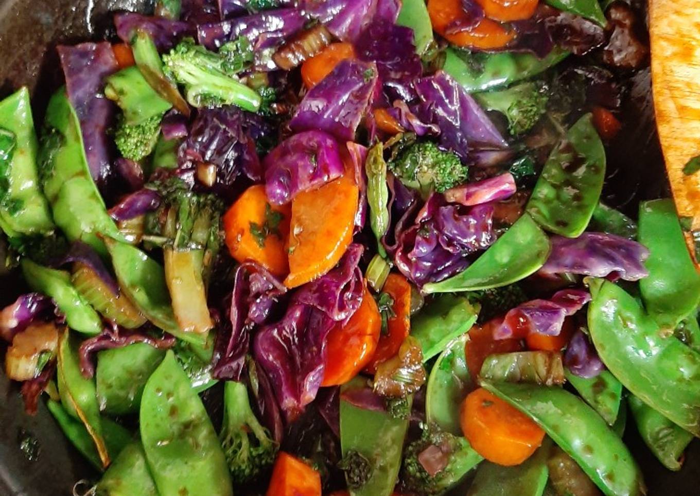 Verduras teriyaki