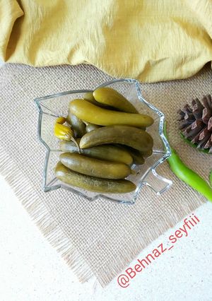 عکسی از دستور خیار شور ترد با ماندگاری بالا 🥒🥒
