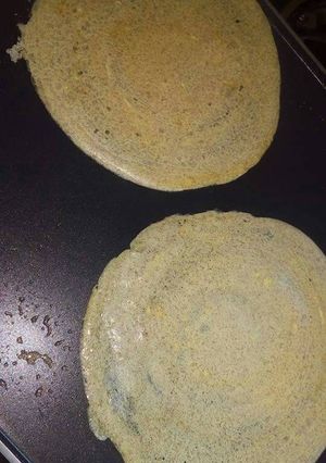 A picture of Soya Stuffed NACHNI DOSA.