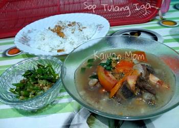 Masakan Unik 38. Sop Tulang Iga Ala Rumahan