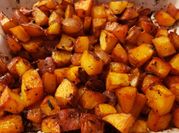 A picture of oven roasted potatoes
