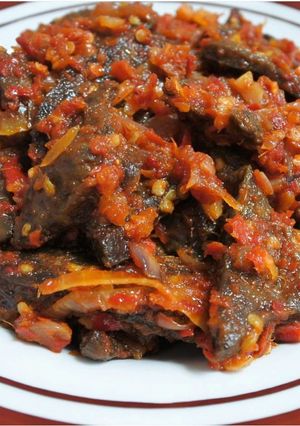 Foto resep Paru balado