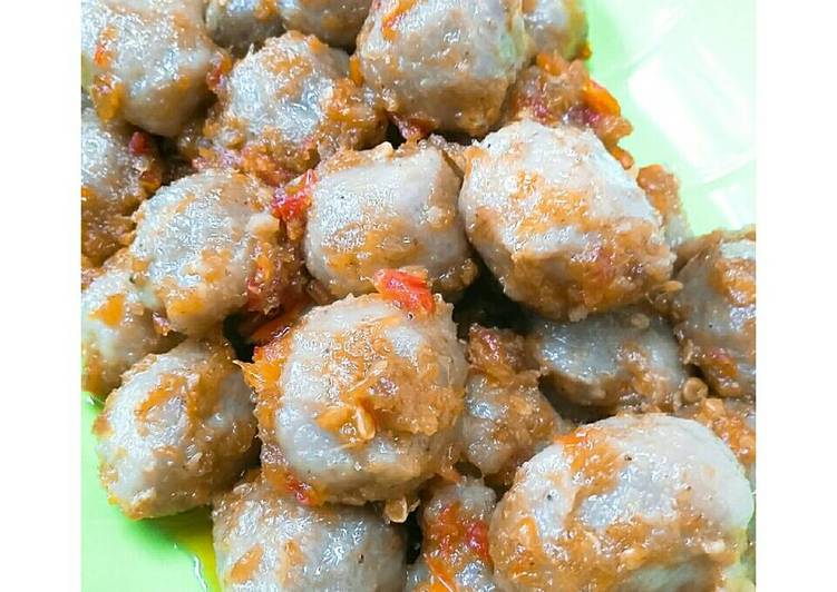 Resep Bakso Pentol Pedas 🔥 Lezat